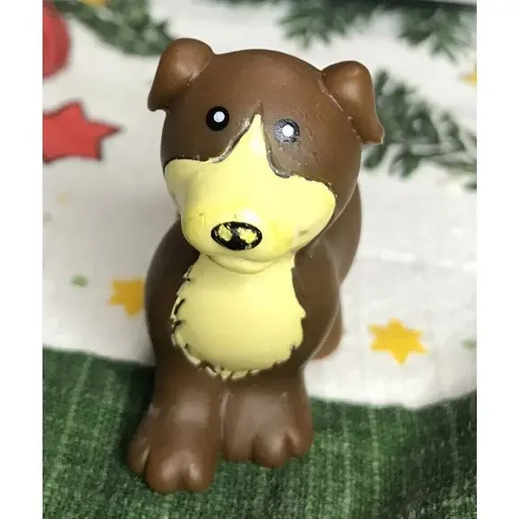 ERTL Brown Dog Animal Pet‎ Dollhouse Toy