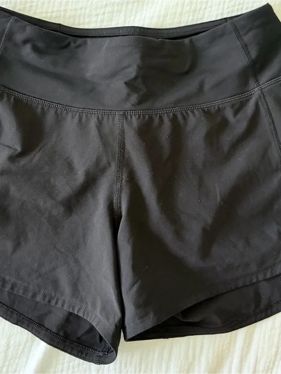 lululemon athletica Black High-Rise Athletic Shorts