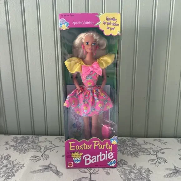 Vintage 1994 Mattel Barbie Doll Easter Party Barbie Special Edition Blonde