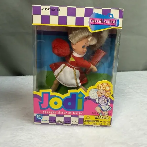 Vintage Kid Kore Jodi Katie’s little sister Cheerleader Doll 90s 1997 New