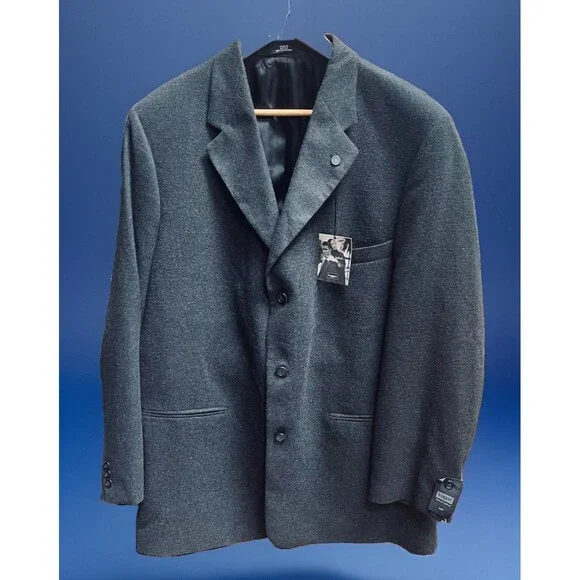 New Haggar Black Labor 44L Blazer Soft Feel