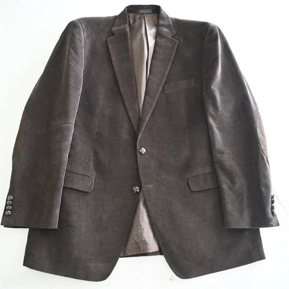 Chaps Ralph‎ Lauren 44L Brown Corduroy Mens Blazer Suit Jacket Sport Coat