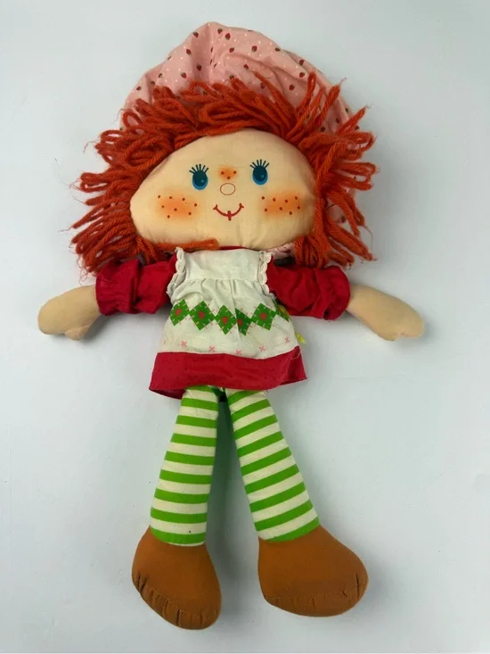 Kenner Strawberry Shortcake 1980 Rag Doll Plush Yarn Hair Vintage SEE ALL