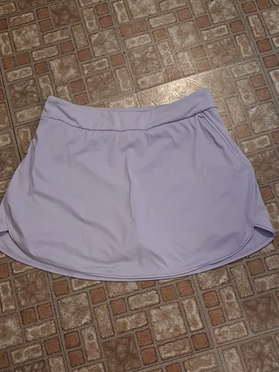 Lavender Athletic Skort with Built-In Shorts