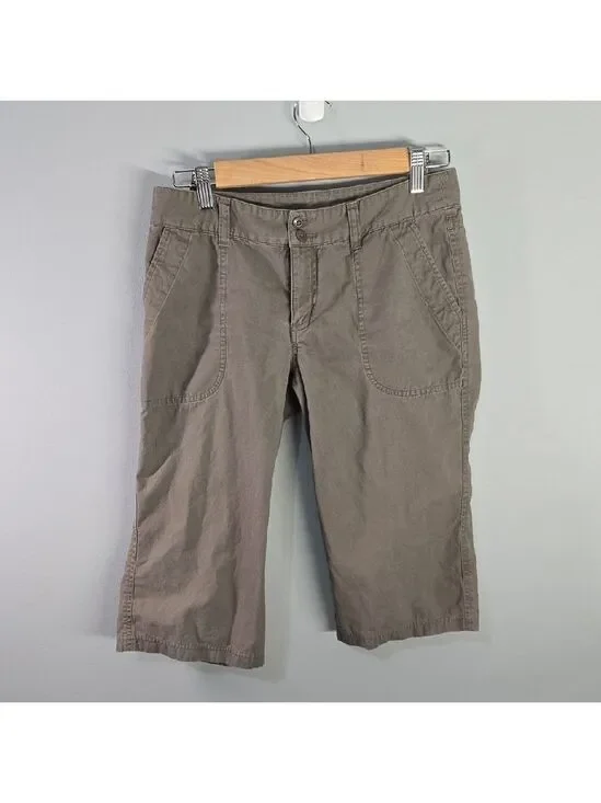 Patagonia Shorts Crop Utility Bermudas Women’s Size 4 Taupe Brown