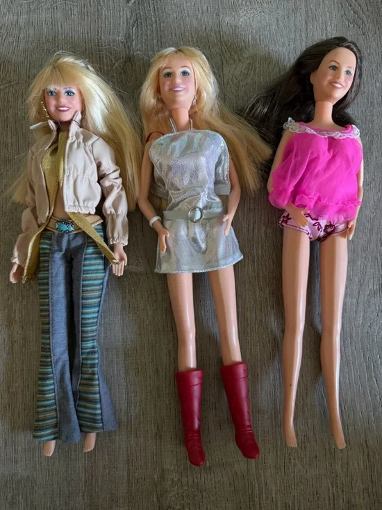 Hanna Montana Fashion Doll lot of 3