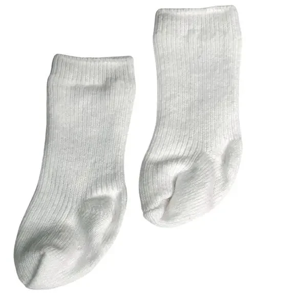 American Girl Meet Socks Caroline Cecile Addy Felicity White Rib Knit Knee High