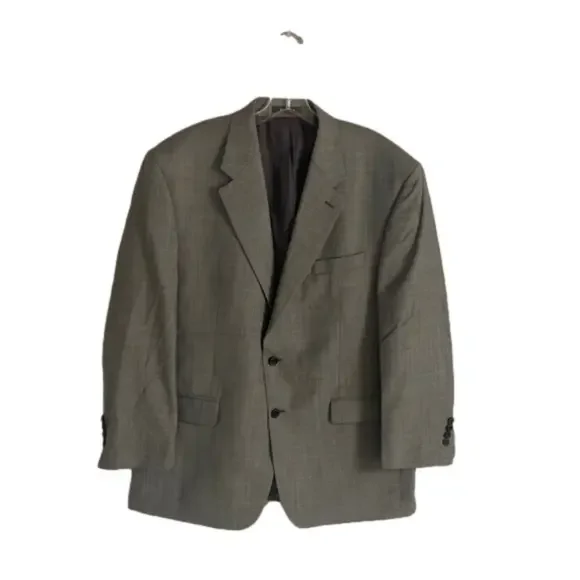 Lauren Ralph Lauren Suit Jacket‎ Mens 44R Grey 100% Wool Coat