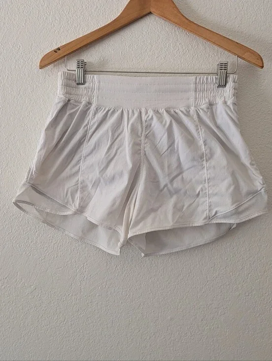 Lululemon Hotty Hot Shorts White Women's Size 8