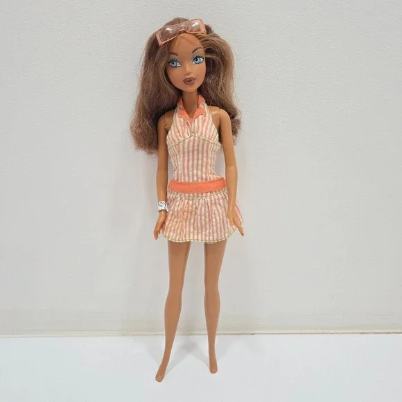 My Scene Miami Getaway Madison Barbie Doll 2004 Dress & Sunglasses