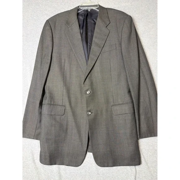 Hickey Freeman Loro‎ Piana Super 120s Wool Blazer Mens 44 L Sport Coat Italian