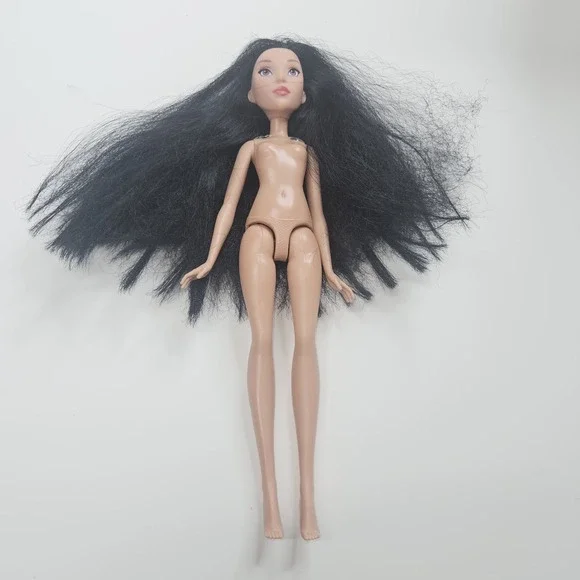 Hasbro Disney Princess Mulan Doll #B5828 Black Hair Brown Eyes Nude Loose 2015