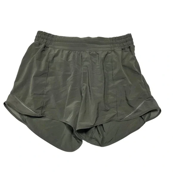 Lululemon Find Your Pace Short Women 8 Dark Olive Athletic Running Lightweight