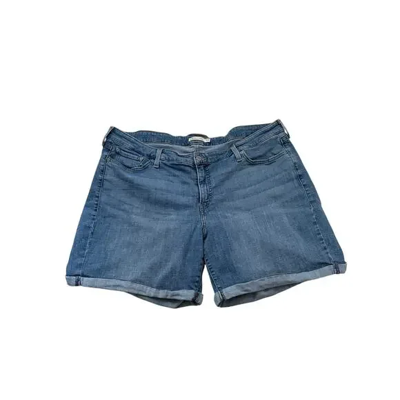 Levi's Denim Shorts Women's 22W Jorts Mid Length