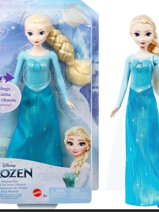 Disney Elsa Singing Doll - Aqua Blue Gown with Blonde Hair