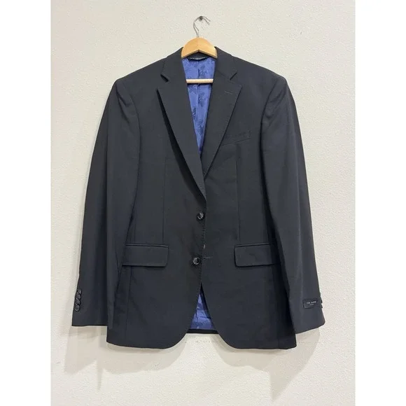 Ted‎ Baker London Blazer Mens 38R Black Wool