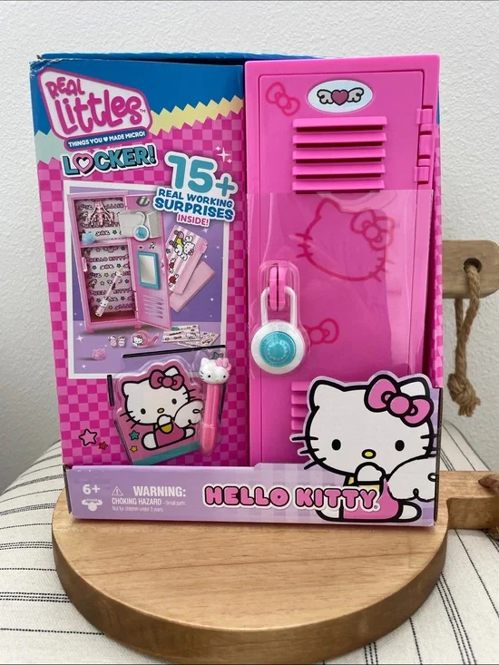 SALE! 50% Off NWT Hello Kitty Pink Mini Locker Playset with Blue Lock Accent