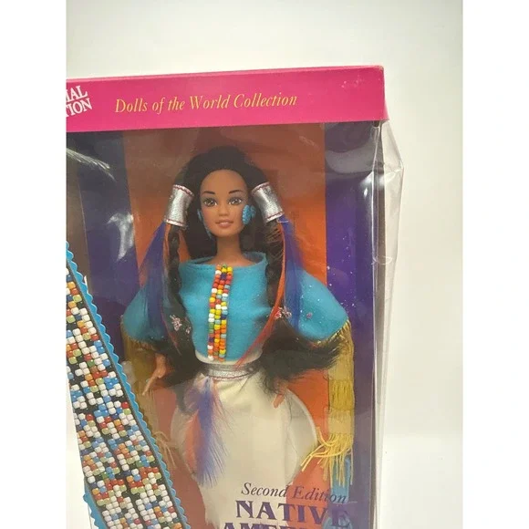 Vintage 1993 Native American Barbie Dolls of the World 2nd Edition Mattel 11609
