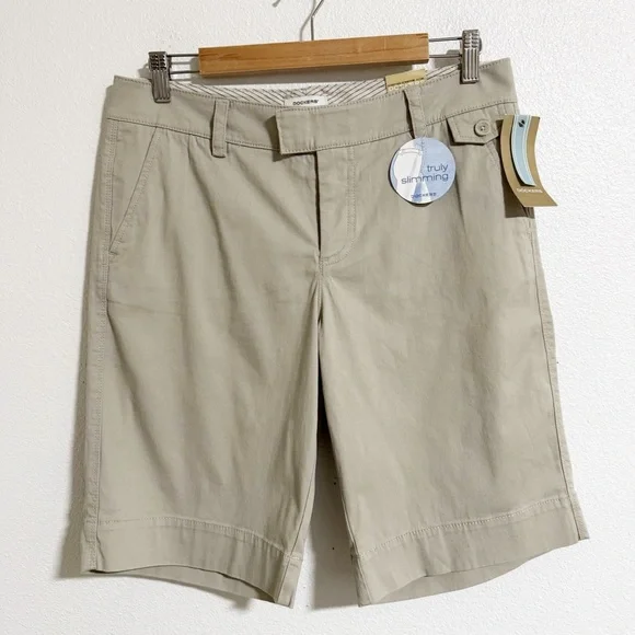 NEW Dockers Jaelynn Truly Slimming Bermuda Shorts
