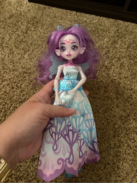 Monster High Purple & Blue Fairy Doll with Dress - Kids Toys