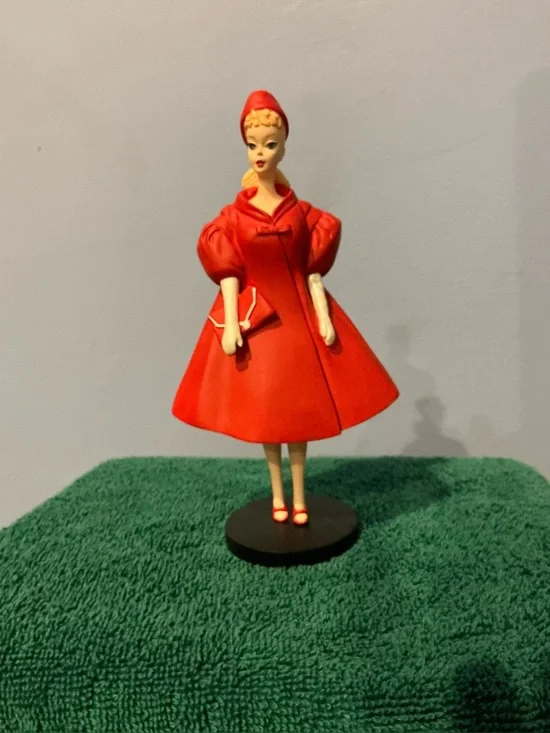 1992 Danbury Mint Classic Barbie Figurine Collection Red Flame 1962