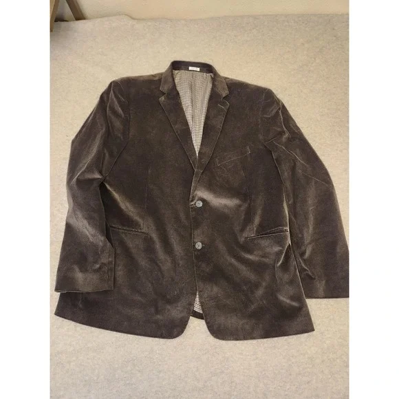 Saddlebred Blazer Mens 48R Brown Heritage Corduroy‎ Two Button Sport Coat Lined