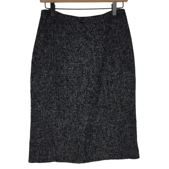 BANANA REPUBLIC Pencil Skirt Wool Tweed Dark Academia Classic Style Size 4