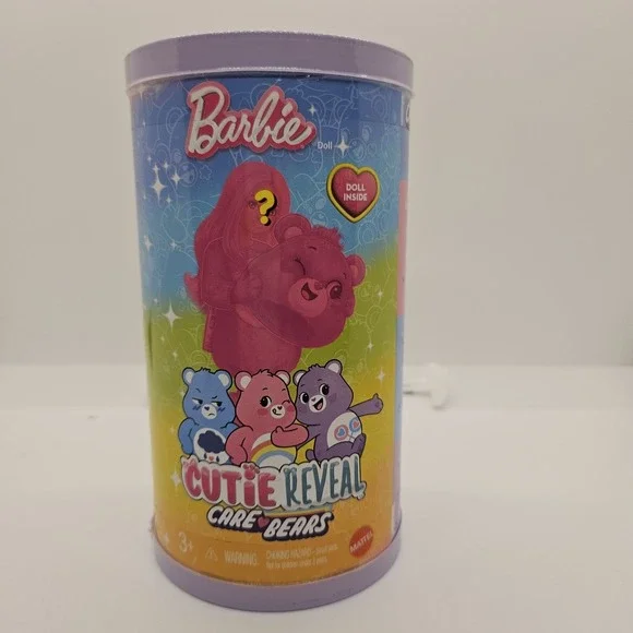 Barbie Cutie Reveal Care Bears Series Doll Surprise Plush Outfit NIB New in Box‎