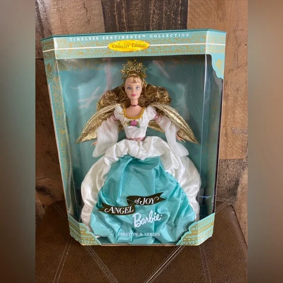 ANGEL OF JOY BARBIE DOLL # 19633 1ST IN A SERIES MATTEL NEW COLLECTOR‎ 1998 Vtg