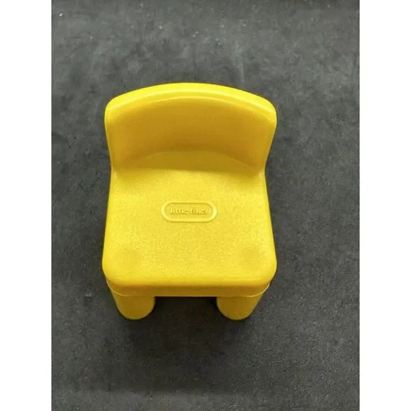 Vintage Little Tikes Dollhouse Furniture‎ Replacement Yellow Chair