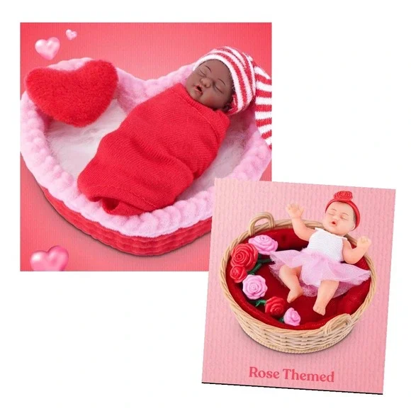 Zuru My Mini Baby Sweet Hearts Surprise Capsules Set of 2 Heart & Rose Theme NEW