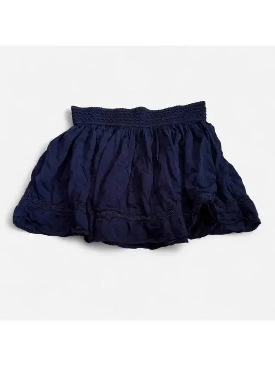 Aeropostale Women's Navy and Blue Skirt