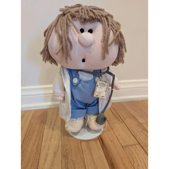 Vintage Fabrizio Bumpkin Bunch Tyke With Tag Cloth Doll 1984- DOCTOR