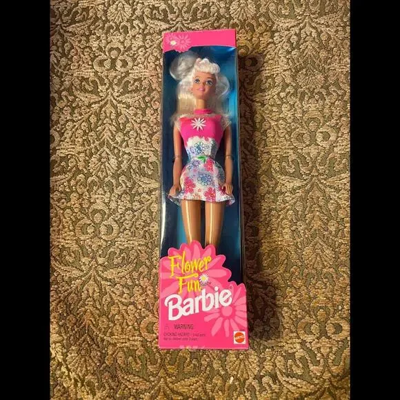 NEW Mattel Vintage‎ 1996 Flower Fun Barbie Doll In The Box #16063 - Unopened