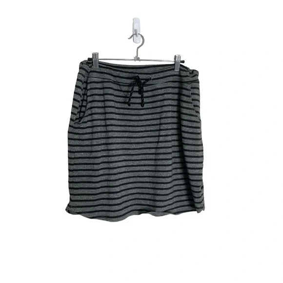 Sundry x Evereve Casual Stripe Skirt 4/L