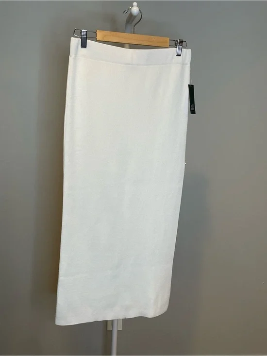 wild fable White Knit Maxi Skirt - Medium NWT