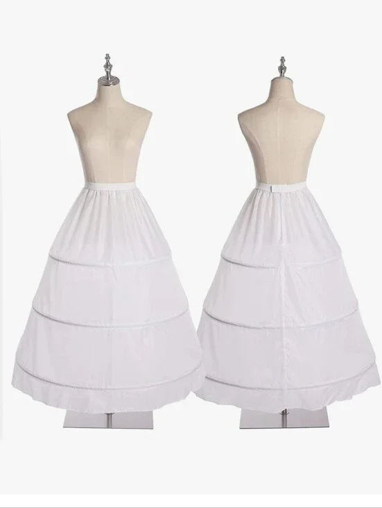 White Bridal Crinoline Petticoat Skirt