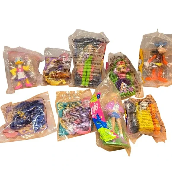 Lot of 9+ Vintage 1990s McDonalds‎ Toys BRAND NEW