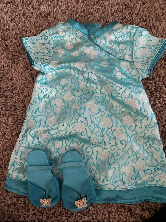 American Girl Butterfly Brocade Outfit