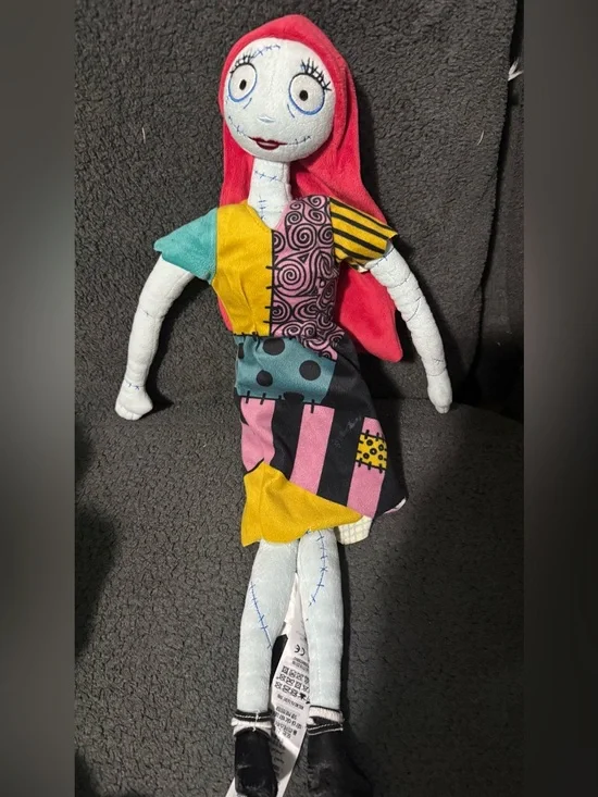 Disney Sally Patchwork Doll - Pink, Yellow, Teal, Black