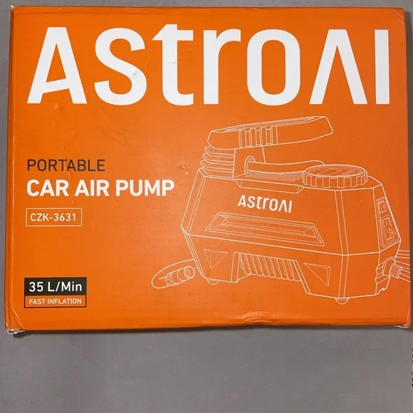 AstroAI Portable Car Air Pump CZK-3631 | 35 L/Min | with Accessories
