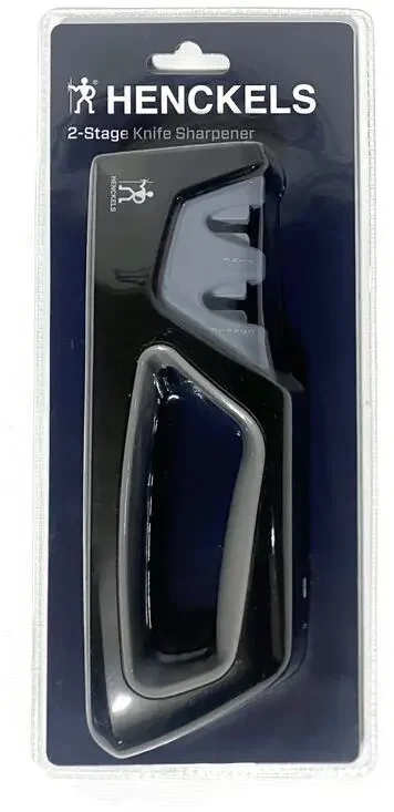 Henckels 2-Stage Coarse & Fine Ceramic Handheld Knife Sharpener Pull-Through