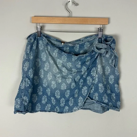 Free People Denim Skirt