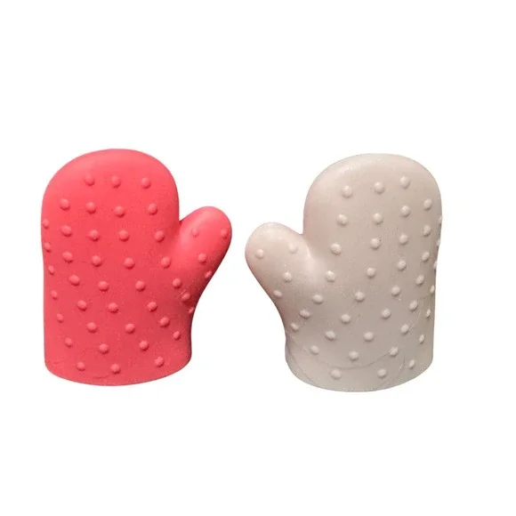 Unbranded Doll Oven Mitts Accessories OS Pink Excellent Silicone Kitchen 2pc