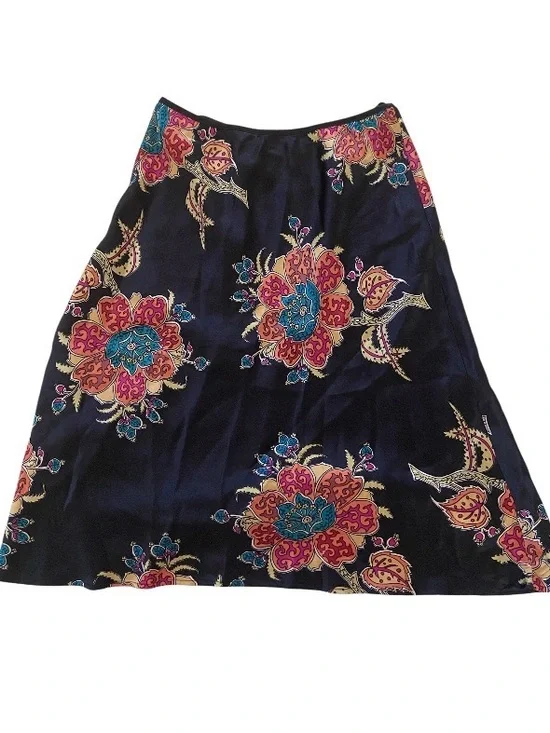 Ticci Tonetto 100% silk slip skirt size M