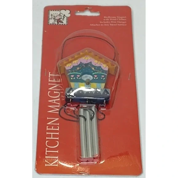 Kitchen Magnet Bird Magnet Brand New Wind‎ Chimes 2000 SEE PICS BB16.1GA1733