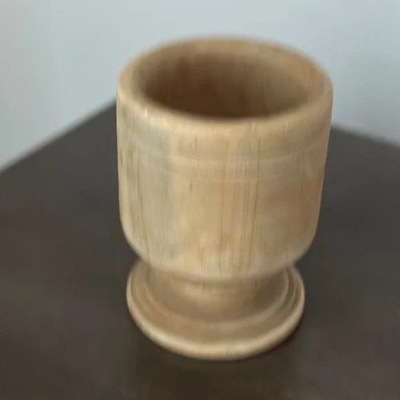 Rustic Wooden Mortar‎ Small Kitchen Spice Herb Grinder 