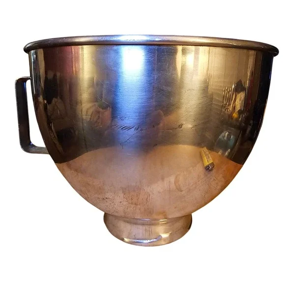 Vintage KitchenAid K45 Stainless Steel 4.5 Qt Tilt-Head Mixer Bowl Korea