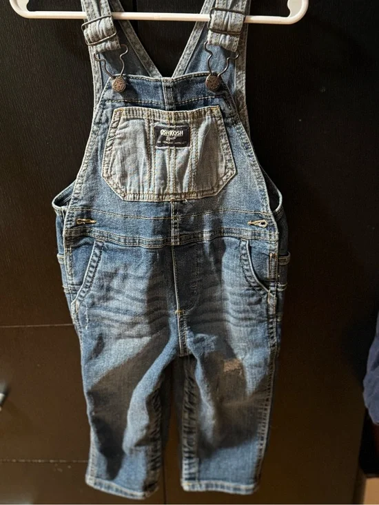 OshKosh B'gosh Light Blue Denim Overalls