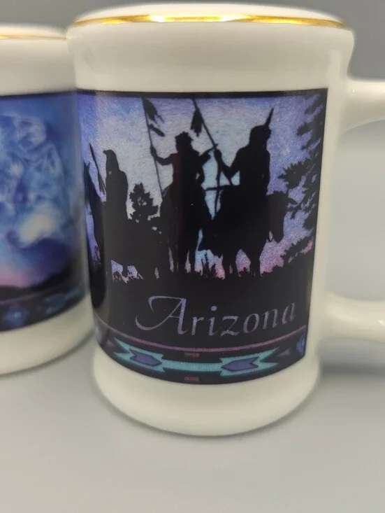 Arizona Night Spirits Ceramic Salt and Pepper Shakers Set